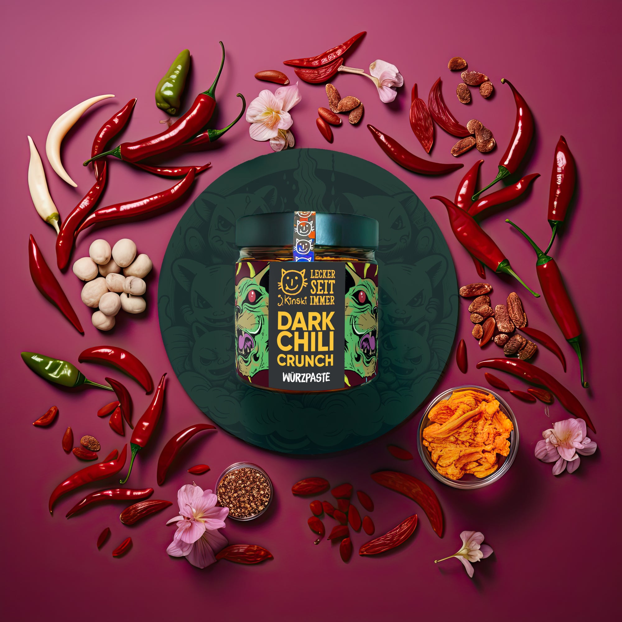 Bio Dark Chili Crunch vegan