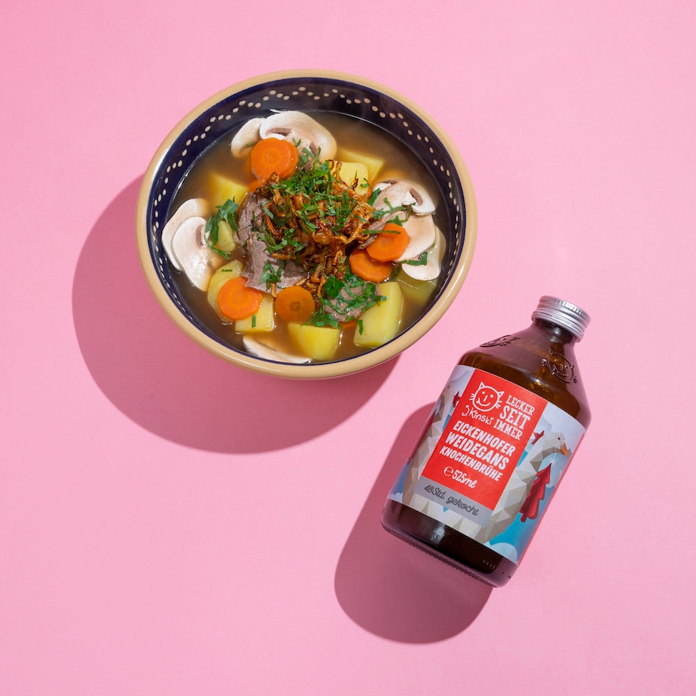 Eickenhofer Weidegans bone broth J.Kinski