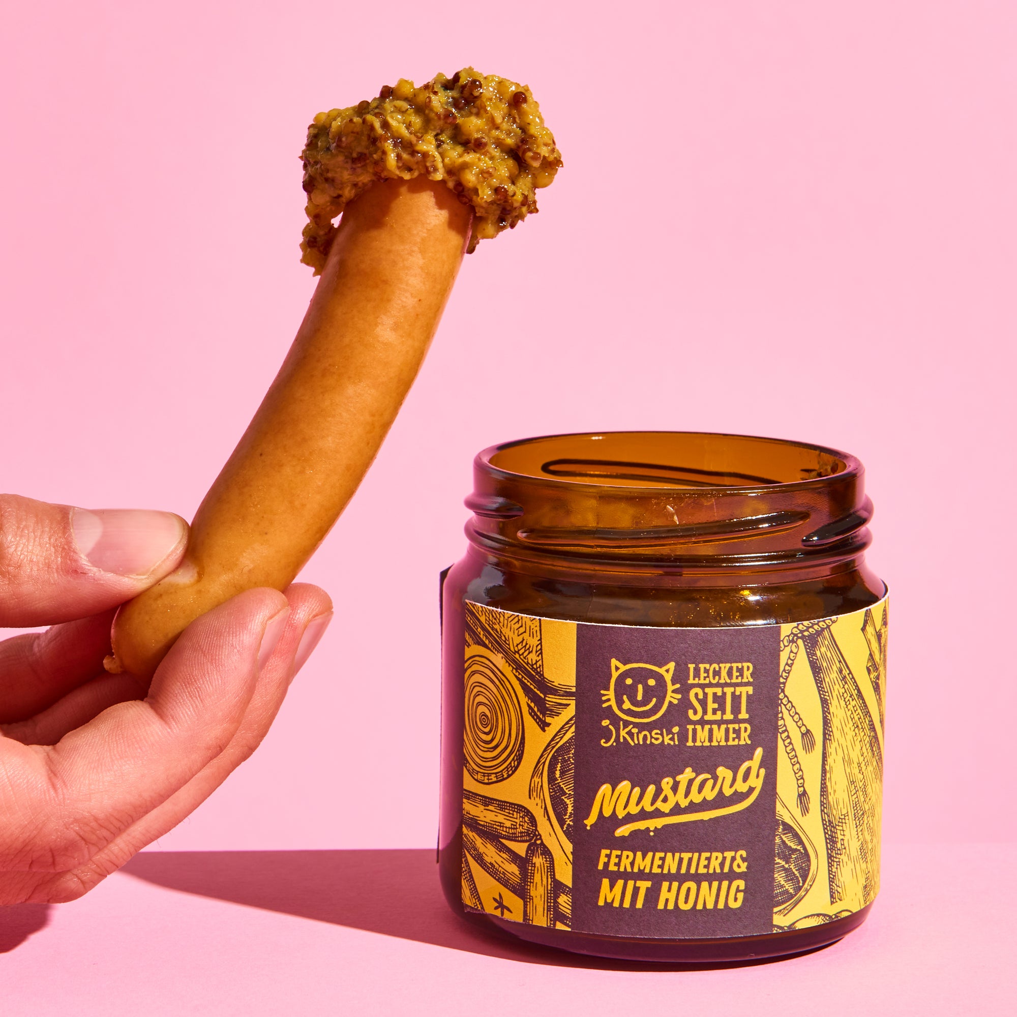 Bio Mustard fermentiert mit Laubinger Bio Honig